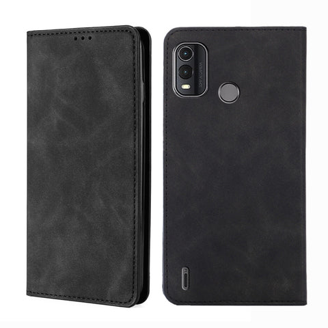 Skin Feel Magnetic Leather Phone Case, For Nokia C12, For Nokia G42 5G, For Nokia C22, For Nokia C32, For Nokia G11 Plus, For Nokia C300 4G US Version, For Nokia C110 4G, For Nokia C02 TA-1522