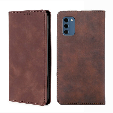 Skin Feel Magnetic Leather Phone Case, For Nokia C12, For Nokia G42 5G, For Nokia C22, For Nokia C32, For Nokia G11 Plus, For Nokia C300 4G US Version, For Nokia C110 4G, For Nokia C02 TA-1522