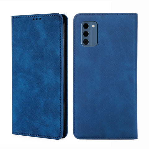 Skin Feel Magnetic Leather Phone Case, For Nokia C12, For Nokia G42 5G, For Nokia C22, For Nokia C32, For Nokia G11 Plus, For Nokia C300 4G US Version, For Nokia C110 4G, For Nokia C02 TA-1522