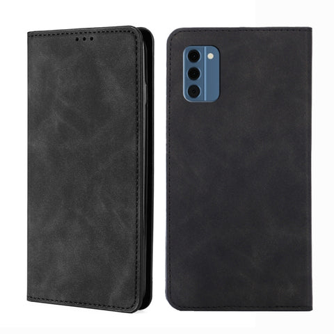 Skin Feel Magnetic Leather Phone Case, For Nokia C12, For Nokia G42 5G, For Nokia C22, For Nokia C32, For Nokia G11 Plus, For Nokia C300 4G US Version, For Nokia C110 4G, For Nokia C02 TA-1522
