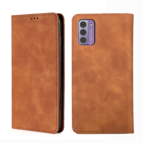 Skin Feel Magnetic Leather Phone Case, For Nokia C12, For Nokia G42 5G, For Nokia C22, For Nokia C32, For Nokia G11 Plus, For Nokia C300 4G US Version, For Nokia C110 4G, For Nokia C02 TA-1522