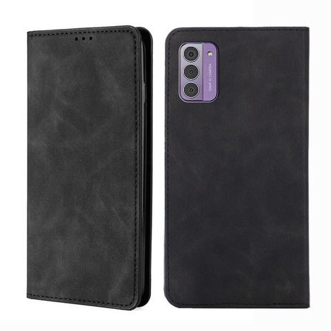 Skin Feel Magnetic Leather Phone Case, For Nokia C12, For Nokia G42 5G, For Nokia C22, For Nokia C32, For Nokia G11 Plus, For Nokia C300 4G US Version, For Nokia C110 4G, For Nokia C02 TA-1522