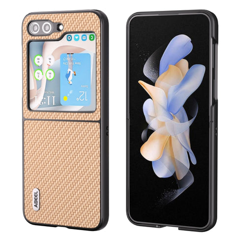 ABEEL Carbon Fiber Texture Protective Phone Case, For Samsung Galaxy Z Flip5
