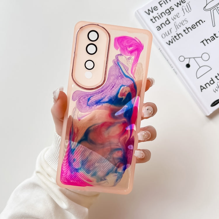 Oil Painting Electroplating TPU Phone Case, For Honor 80 Pro, For Honor 80 SE