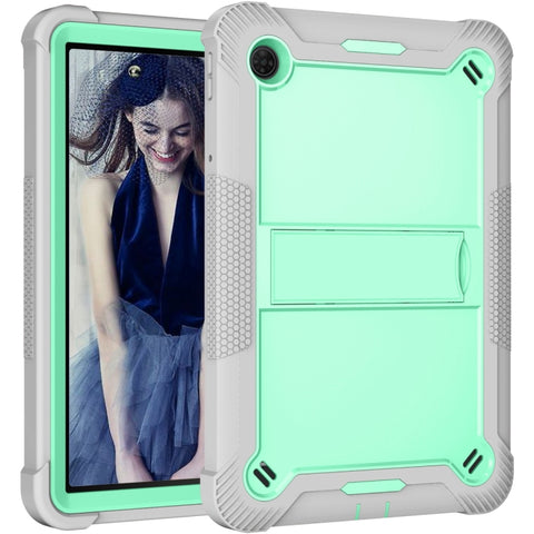 Shockproof Silicone Hybrid PC Tablet Case with Holder, For TCL Tab 10 5G, For TCL Tab 8 LE