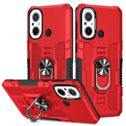 Ring Holder Armor Hybrid Phone Case, For Xiaomi Redmi 12C 4G, For Xiaomi Redmi Note 12 5G Global, For Xiaomi Redmi Note 12 Pro Global