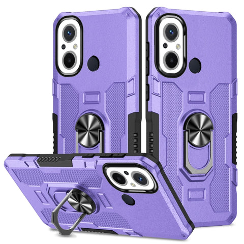 Ring Holder Armor Hybrid Phone Case, For Xiaomi Redmi 12C 4G, For Xiaomi Redmi Note 12 5G Global, For Xiaomi Redmi Note 12 Pro Global