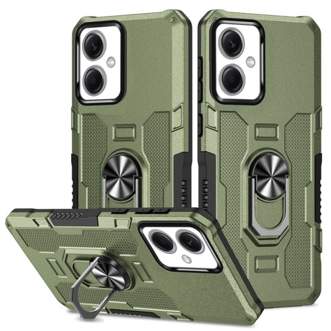 Ring Holder Armor Hybrid Phone Case, For Xiaomi Redmi 12C 4G, For Xiaomi Redmi Note 12 5G Global, For Xiaomi Redmi Note 12 Pro Global