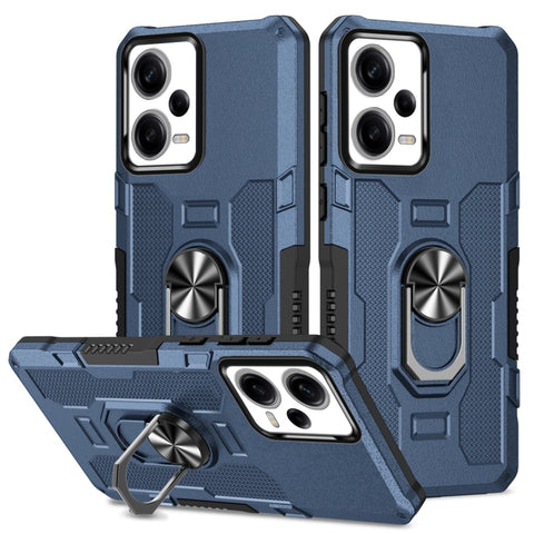 Ring Holder Armor Hybrid Phone Case, For Xiaomi Redmi 12C 4G, For Xiaomi Redmi Note 12 5G Global, For Xiaomi Redmi Note 12 Pro Global
