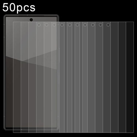 50pcs 0.26mm 9H 2.5D Tempered Glass Film, For Sharp Aquos wish6, For Sharp Aquos R11, For Sharp Aquos Sense10, For Sharp Basio Active2, For Sharp Aquos wish5, For Sharp  Aquos wish2, For Sharp Basio Active3, For Sharp Aquos Sense9 Plus                 ...