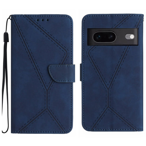 Stitching Embossed Leather Phone Case, For Google Pixel 7, For Google Pixel 7 Pro, For Google Pixel 7a, For Google Pixel 6, For Google Pixel 6 Pro, For Google Pixel 6a