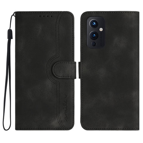 Heart Pattern Skin Feel Leather Phone Case, For OnePlus 9 Pro, For OnePlus 9, For OnePlus 8 Pro