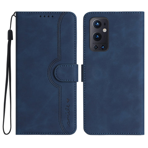 Heart Pattern Skin Feel Leather Phone Case, For OnePlus 9 Pro, For OnePlus 9, For OnePlus 8 Pro