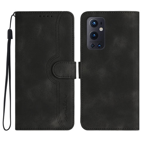 Heart Pattern Skin Feel Leather Phone Case, For OnePlus 9 Pro, For OnePlus 9, For OnePlus 8 Pro