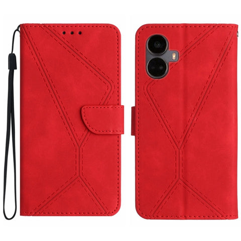 Stitching Embossed Leather Phone Case, For Realme C31, For Realme C55, For Realme 9i / OPPO A36 4G, For Realme 10 4G, For Realme 10 5G / 9i 5G, For Realme 10 Pro+, For Realme C33 2023 / 2022, For Realme C35