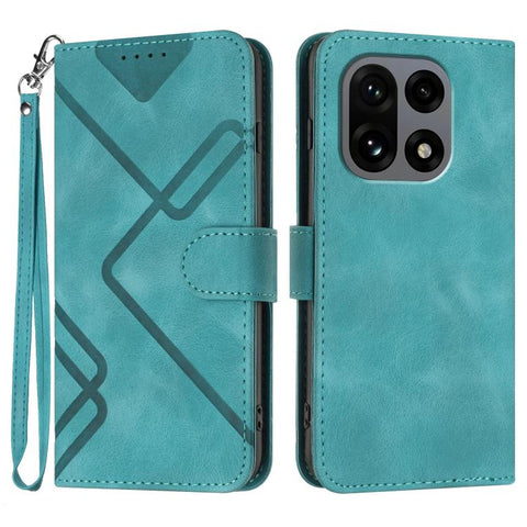 Line Pattern Skin Feel Leather Phone Case, For OnePlus Turbo 6 / 6V, For OnePlus Ace 6, For OnePlus 15, For OnePlus 13T, For OnePlus Ace 5 / 13R Global, For OnePlus 12, For OnePlus Ace 2V, For OnePlus 11