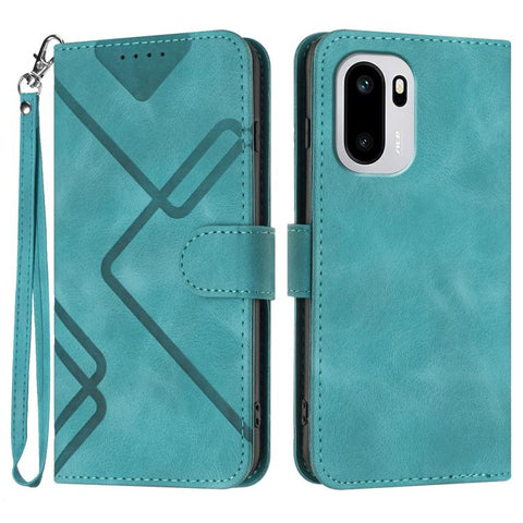 Line Pattern Skin Feel Leather Phone Case, For OnePlus Turbo 6 / 6V, For OnePlus Ace 6, For OnePlus 15, For OnePlus 13T, For OnePlus Ace 5 / 13R Global, For OnePlus 12, For OnePlus Ace 2V, For OnePlus 11