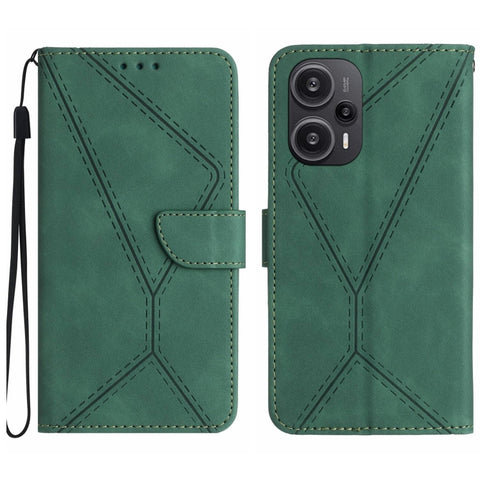 Stitching Embossed Leather Phone Case, For Xiaomi Redmi 12 5G, For Xiaomi 13T / 13T Pro, For Xiaomi Redmi 12 4G Global, For Xiaomi POCO F5 5G, For Xiaomi POCO F5 Pro 5G, For Xiaomi Redmi Note 12S, For Xiaomi Redmi A1+ / A2+, For Redmi Note 12 Pro 4G