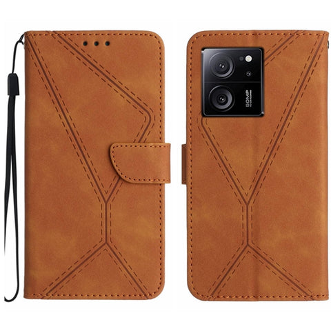 Stitching Embossed Leather Phone Case, For Xiaomi Redmi 12 5G, For Xiaomi 13T / 13T Pro, For Xiaomi Redmi 12 4G Global, For Xiaomi POCO F5 5G, For Xiaomi POCO F5 Pro 5G, For Xiaomi Redmi Note 12S, For Xiaomi Redmi A1+ / A2+, For Redmi Note 12 Pro 4G