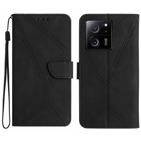 Stitching Embossed Leather Phone Case, For Xiaomi Redmi 12 5G, For Xiaomi 13T / 13T Pro, For Xiaomi Redmi 12 4G Global, For Xiaomi POCO F5 5G, For Xiaomi POCO F5 Pro 5G, For Xiaomi Redmi Note 12S, For Xiaomi Redmi A1+ / A2+, For Redmi Note 12 Pro 4G