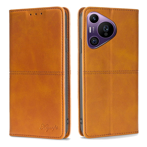 Cow Texture Magnetic Leather Phone Case, For Huawei Enjoy 90 Pro Max 5G, For Huawei Enjoy 90 Plus 5G, For Huawei Maimang 40 5G, For Huawei Pura 80 5G, For Huawei nova 14 Ultra 5G, For Huawei nova 14 Pro 5G, For Huawei nova 14 5G                        ...