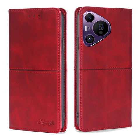 Cow Texture Magnetic Leather Phone Case, For Huawei Enjoy 90 Pro Max 5G, For Huawei Enjoy 90 Plus 5G, For Huawei Maimang 40 5G, For Huawei Pura 80 5G, For Huawei nova 14 Ultra 5G, For Huawei nova 14 Pro 5G, For Huawei nova 14 5G                        ...