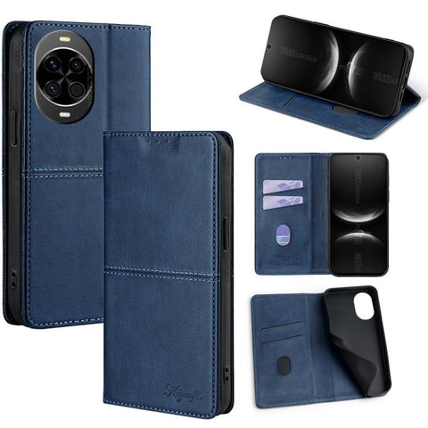 Cow Texture Magnetic Leather Phone Case, For Huawei Enjoy 90 Pro Max 5G, For Huawei Enjoy 90 Plus 5G, For Huawei Maimang 40 5G, For Huawei Pura 80 5G, For Huawei nova 14 Ultra 5G, For Huawei nova 14 Pro 5G, For Huawei nova 14 5G                        ...