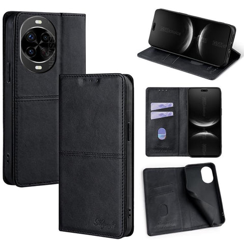 Cow Texture Magnetic Leather Phone Case, For Huawei Enjoy 90 Pro Max 5G, For Huawei Enjoy 90 Plus 5G, For Huawei Maimang 40 5G, For Huawei Pura 80 5G, For Huawei nova 14 Ultra 5G, For Huawei nova 14 Pro 5G, For Huawei nova 14 5G                        ...