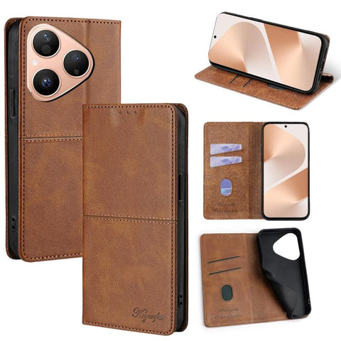Cow Texture Magnetic Leather Phone Case, For Huawei Enjoy 90 Pro Max 5G, For Huawei Enjoy 90 Plus 5G, For Huawei Maimang 40 5G, For Huawei Pura 80 5G, For Huawei nova 14 Ultra 5G, For Huawei nova 14 Pro 5G, For Huawei nova 14 5G                        ...