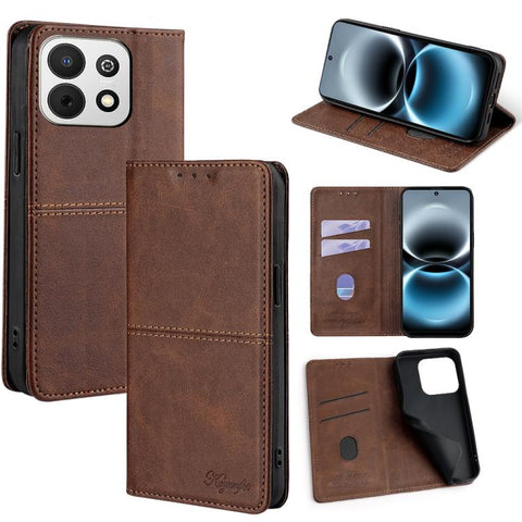 Cow Texture Magnetic Leather Phone Case, For Huawei Enjoy 90 Pro Max 5G, For Huawei Enjoy 90 Plus 5G, For Huawei Maimang 40 5G, For Huawei Pura 80 5G, For Huawei nova 14 Ultra 5G, For Huawei nova 14 Pro 5G, For Huawei nova 14 5G                        ...
