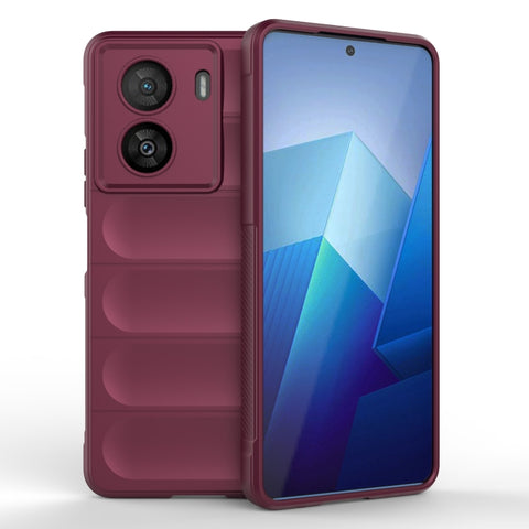 Magic Shield TPU + Flannel Phone Case, For vivo iQOO Neo8, For vivo Y78+ Global, For vivo iQOO Z7x, For vivo Y27 4G Global