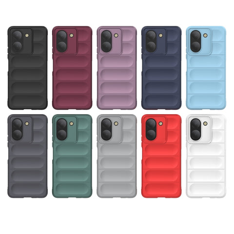 Magic Shield TPU + Flannel Phone Case, For vivo Y36 4G, For vivo S17 Pro, For vivo S17, For vivo S17e