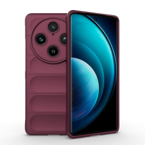 Magic Shield TPU + Flannel Phone Case, For vivo iQOO Neo9, For vivo S18E 5G, For vivo S18 5G, For vivo X100 Pro 5G