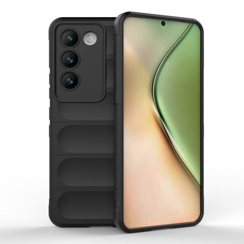 Magic Shield TPU + Flannel Phone Case, For vivo T3X 5G Global, For vivo iQOO Z9 5G, For vivo iQOO Z9 Turbo 5G, For vivo Y200E 5G Global / Y100 5G IDN
