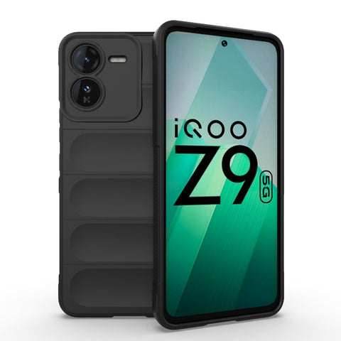 Magic Shield TPU + Flannel Phone Case, For vivo T3X 5G Global, For vivo iQOO Z9 5G, For vivo iQOO Z9 Turbo 5G, For vivo Y200E 5G Global / Y100 5G IDN