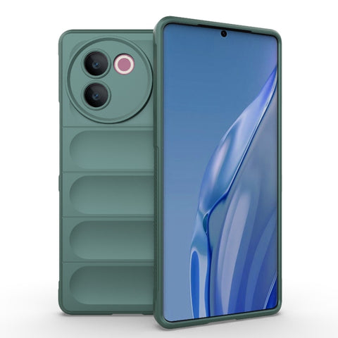 Magic Shield TPU + Flannel Phone Case, For vivo Y28 4G, For vivo Y200i / Y200T, For vivo V30e 5G Global, For vivo iQOO Z9X 5G