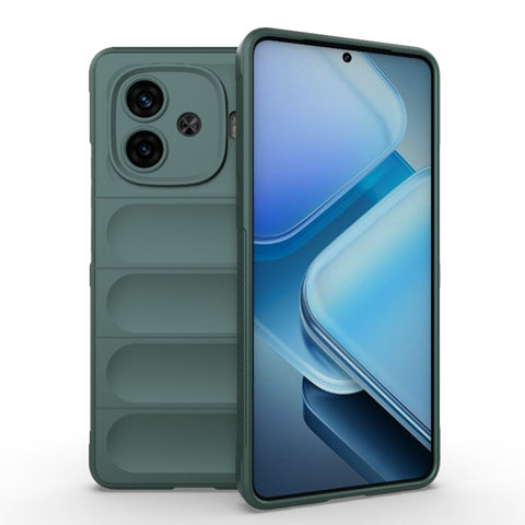 Magic Shield TPU + Flannel Phone Case, For vivo T3X 5G Global, For vivo iQOO Z9 5G, For vivo iQOO Z9 Turbo 5G, For vivo Y200E 5G Global / Y100 5G IDN