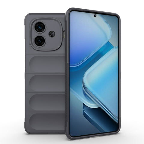 Magic Shield TPU + Flannel Phone Case, For vivo T3X 5G Global, For vivo iQOO Z9 5G, For vivo iQOO Z9 Turbo 5G, For vivo Y200E 5G Global / Y100 5G IDN