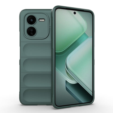 Magic Shield TPU + Flannel Phone Case, For vivo Y28 4G, For vivo Y200i / Y200T, For vivo V30e 5G Global, For vivo iQOO Z9X 5G