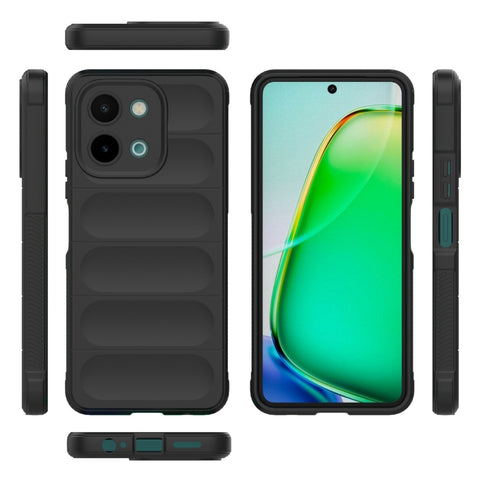 Magic Shield TPU + Flannel Phone Case, For vivo Y28 4G, For vivo Y200i / Y200T, For vivo V30e 5G Global, For vivo iQOO Z9X 5G