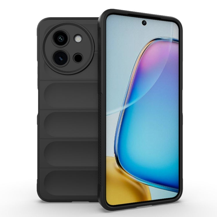 Magic Shield TPU + Flannel Phone Case, For vivo T3X 5G Global, For vivo iQOO Z9 5G, For vivo iQOO Z9 Turbo 5G, For vivo Y200E 5G Global / Y100 5G IDN