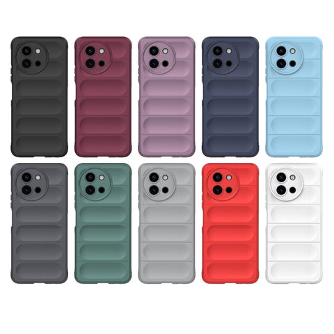Magic Shield TPU + Flannel Phone Case, For vivo T3X 5G Global, For vivo iQOO Z9 5G, For vivo iQOO Z9 Turbo 5G, For vivo Y200E 5G Global / Y100 5G IDN