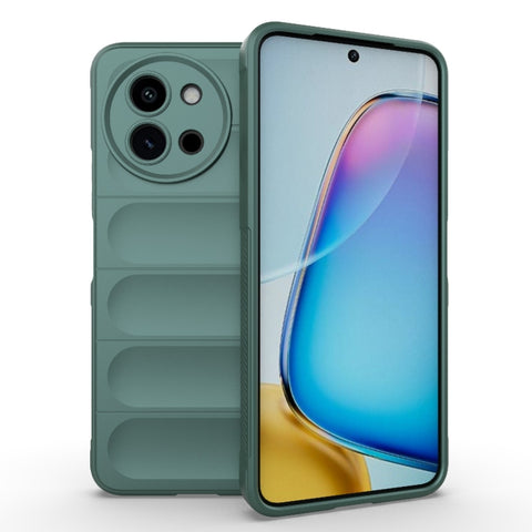 Magic Shield TPU + Flannel Phone Case, For vivo Y03 4G Global / Y18 4G Global, For vivo T3 Lite 5G India / Y28s Global, For vivo Y38 5G / Y58 5G Global, For vivo S19 Pro 5G