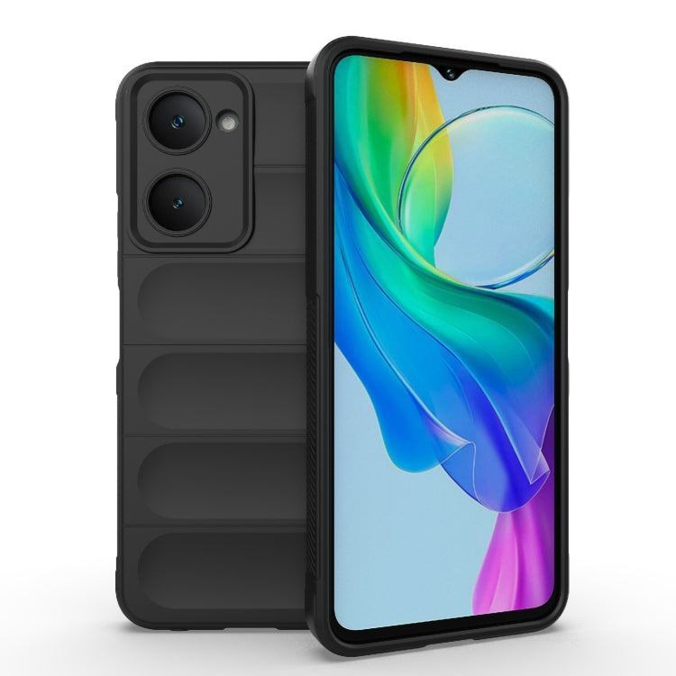 Magic Shield TPU + Flannel Phone Case, For vivo Y03 4G Global / Y18 4G Global, For vivo T3 Lite 5G India / Y28s Global, For vivo Y38 5G / Y58 5G Global, For vivo S19 Pro 5G