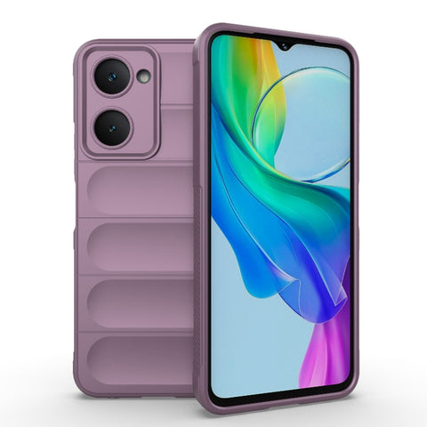 Magic Shield TPU + Flannel Phone Case, For vivo Y03 4G Global / Y18 4G Global, For vivo T3 Lite 5G India / Y28s Global, For vivo Y38 5G / Y58 5G Global, For vivo S19 Pro 5G