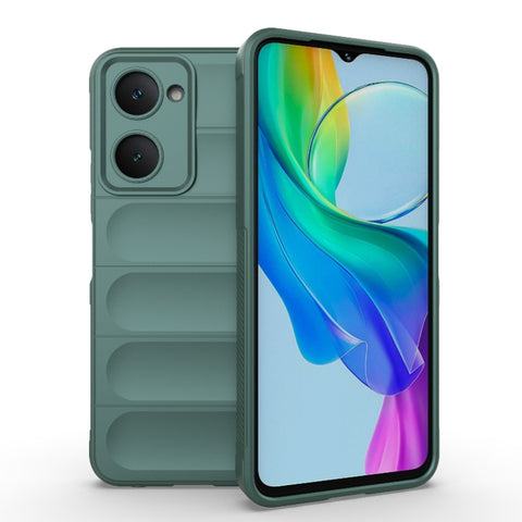 Magic Shield TPU + Flannel Phone Case, For vivo Y03 4G Global / Y18 4G Global, For vivo T3 Lite 5G India / Y28s Global, For vivo Y38 5G / Y58 5G Global, For vivo S19 Pro 5G