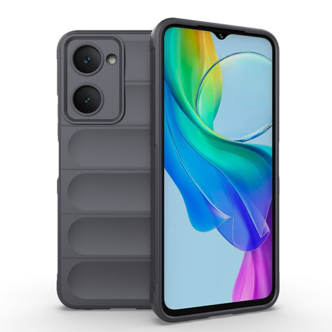 Magic Shield TPU + Flannel Phone Case, For vivo Y03 4G Global / Y18 4G Global, For vivo T3 Lite 5G India / Y28s Global, For vivo Y38 5G / Y58 5G Global, For vivo S19 Pro 5G