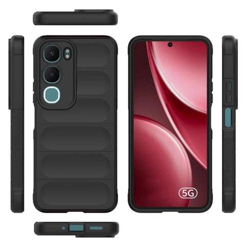 Magic Shield TPU + Flannel Phone Case, For vivo Y31 5G Global / Y21d 4G Global, For vivo Y400 5G Global, For vivo V60 5G Global, For vivo Y400 Pro 5G India