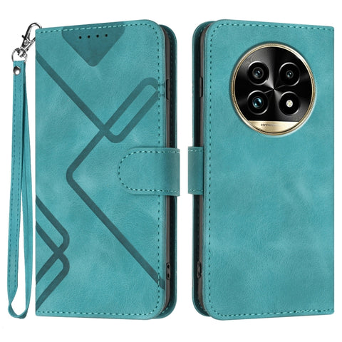 Line Pattern Skin Feel Leather Phone Case, For Realme GT7 Pro, For Realme 13 Pro / 13 Pro+ Global, For Realme GT 6 / GT 6T, For Realme C63 / C61 Global, For Realme  12 Lite / C67 4G Global, For Realme GT5 Pro, For Realme 10 Pro, For Realme 10 Pro+