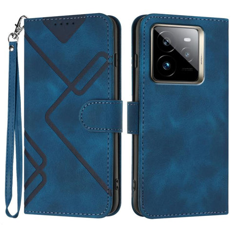 Line Pattern Skin Feel Leather Phone Case, For Realme GT7 Pro, For Realme 13 Pro / 13 Pro+ Global, For Realme GT 6 / GT 6T, For Realme C63 / C61 Global, For Realme  12 Lite / C67 4G Global, For Realme GT5 Pro, For Realme 10 Pro, For Realme 10 Pro+